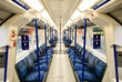 interior of a london tube