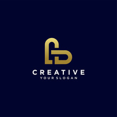 letter b logo design with interesting concepts and colors. Premium Vector part 11