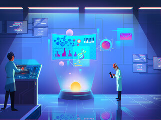 Scientist in Lab