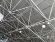commercial or public transport airport and railway building structural steel roof truss ceiling architecture