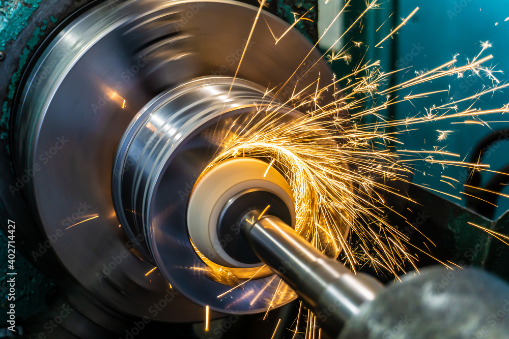 Grinding Processing High-precision finishing of the part by grinding with a face abrasive ...