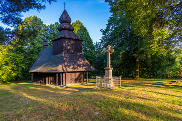 Wall Mural - Wooden church in Ruska Bystra, Slovakia