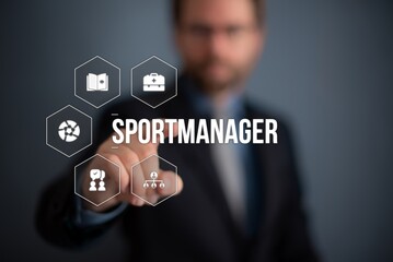 Fototapete - Sportmanager