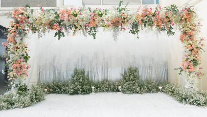 Wall Mural - beautiful flower background, colorful nature
