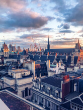 London Rooftops At Sunset