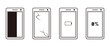 © オノノアヲオ - スマホの故障・トラブル・問題　イラスト