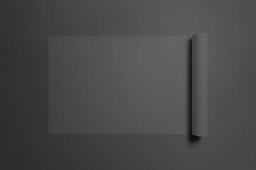 Wall Mural - Black A3 Poster Mock-Up