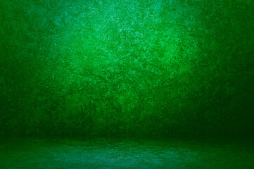 Fototapete - dark green wall background for ST Patrick's day celebration design background