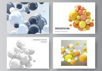 Sticker - vector layout of the presentation slides design business templates, multipurpose template for presen