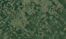Satellite Top View Texture Over Paraguay