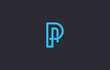 merged alphabet letter PA, AP, P logo design