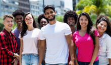 Youth Of South America - Latin And Hispanic And African American And Caucasian Young Adults