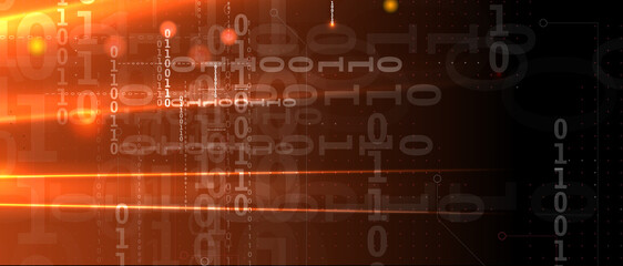 Technology data background, idea of global business solution
