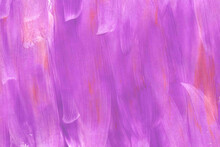 Purple Painted Background With Soft Orange Brush Strokes 