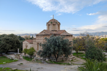 Wall Mural - Athens - December 2019: exterior of Church of the Holy Apostles