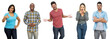 © Daniel Ernst - Group of laughing and smiling african and latin american adult people