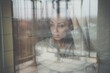 © Daniel Jędzura - Close up portrait of a beautiful sad and depressed woman at the window. Depression and sadness.