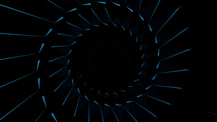 Wall Mural - 3d illustration graphic of blue abstract background which can be used for intro, advertisement, webs