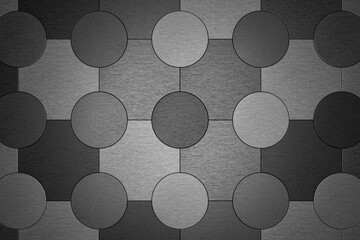 Wall Mural - abstract background of circle shape. modern wall. 3d rendering.