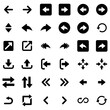 © hartini - arrow icon set vector symbol