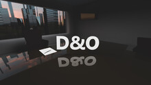 D And O. Directors And Officers Liability Insurance Concept. Director's Office With A Large Table And Skyscrapers Outside The Window. 3d Rendering