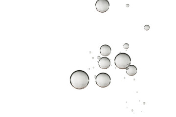 Wall Mural - Isolated water bubbles