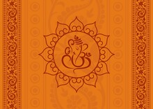 Ganesha, Wedding Card, Royal Rajasthan, India	