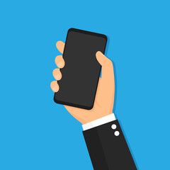 Wall Mural - phone icon. vector flat illustration.