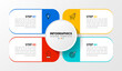 © kuliperko - Infographic design template. Creative concept with 4 steps