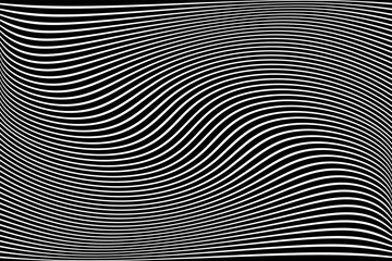 Wall Mural - abstract wavy lines pattern and textured background.
