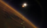 Fototapeta Dmuchawce - planet in space