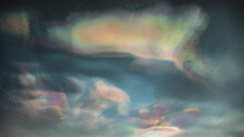 Colorful Nacreous Polar Stratospheric Clouds Jet Timelapse