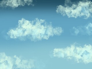 blue sky with clouds