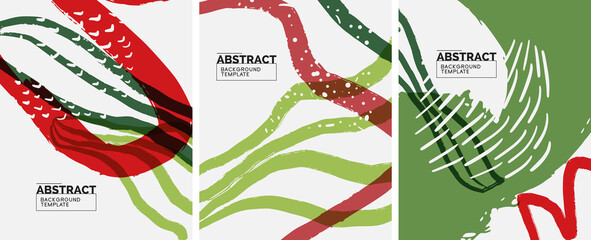 Social media abstract backgrounds. Abstract hand drawn doodles. Vector illustration for covers, banners, flyers