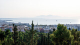 Fototapeta Tęcza - Panorama of Saloniki in Greece