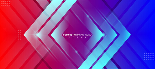 Wall Mural - Abstract Futuristic Background. Futuristic Line Background With Light Effect. Vector EPS 10