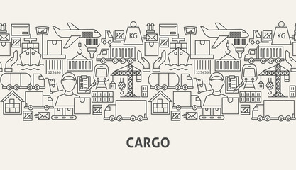 Wall Mural - Cargo Banner Concept