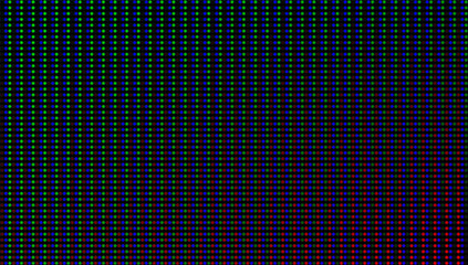 Wall Mural - led screen texture. lcd monitor. analog digital display. electronic diode effect. color television v