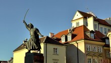 Monument To Janowi Kilinskiemu, Jan Kilinski In Warsaw, Poland.