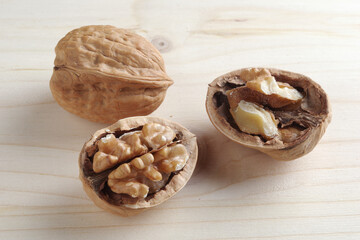 Tasty cracked walnuts