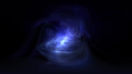 Wall Mural - abstract nebula light streaks, smoke or plasma motion background and screensaver. fractal flame. loo