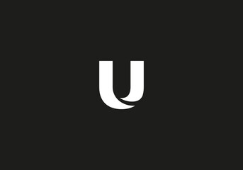 Sticker - Letter U logo design . modern Letter U logo . vector illustration