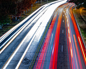 traffic at night