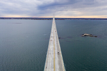 Poster - Claiborne Pell Bridge - Rhode Island