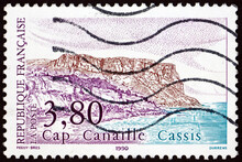 Postage Stamp France 1990 Cap Canaille, Sea Cliff