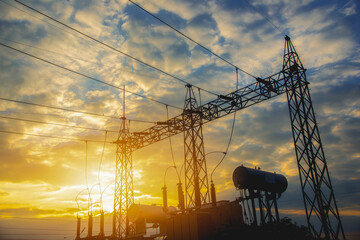 Wall Mural - main power plant energy ideas and energy saving