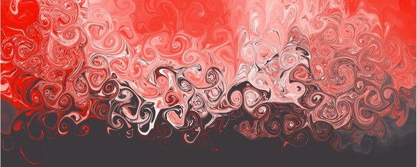 red, pattern, abstract, floral, flower, frame, texture,