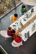 © BGStock72 - Happy kids programming electric toys and robots at robotics classroom