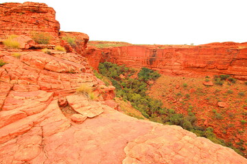 Poster - Kings Canyon in the red centre of Australia