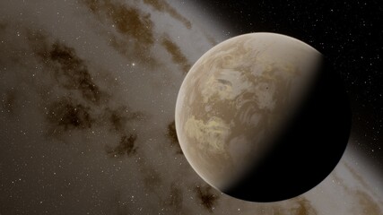 planets and galaxy, science fiction wallpaper. beauty of deep space. billions of galaxy in the unive